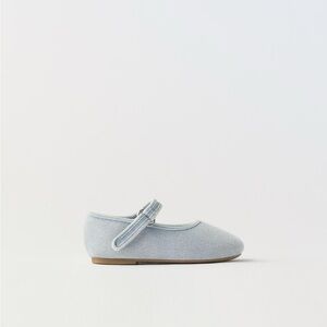 Zara Kids Denim Mary Jane Shoes